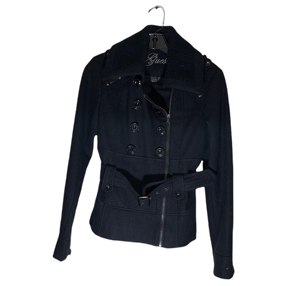 Guess Wool Blend Pea Coat. Size SP - Picture 4 of 13